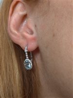 Orecchini Damiani Donna Notte Di San Lorenzo in Oro bianco Acquamarina 0.3 Ct 20076512 - 20076512